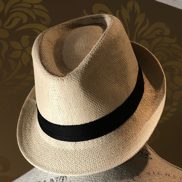 New Fedora Hat with Black Leather Belted Kids Size - Picture 2 of 8